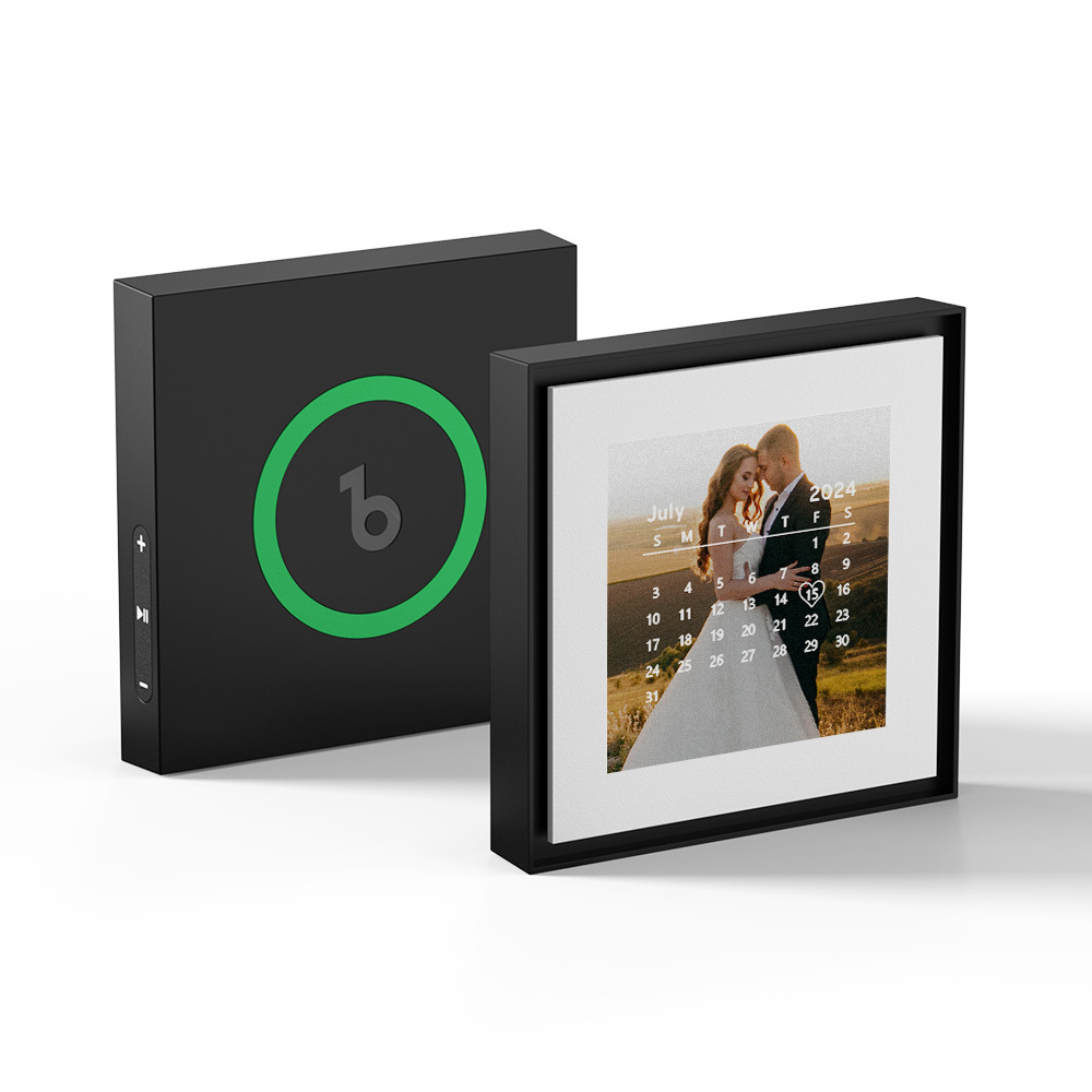 Custom Music & Photo Fridge Magnet Frame Art Music Fridge Magnets Anniversary Gifts