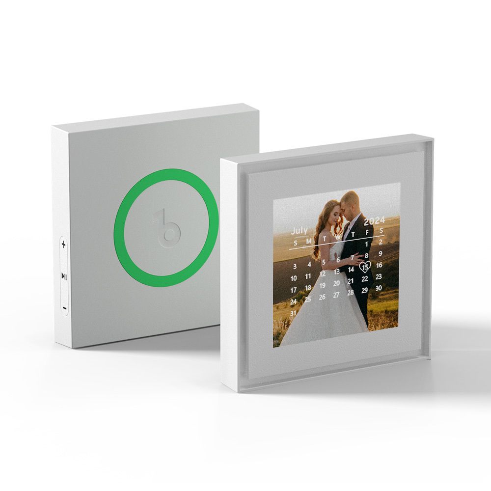 Custom Music & Photo Fridge Magnet Frame Art Music Fridge Magnets Anniversary Gifts