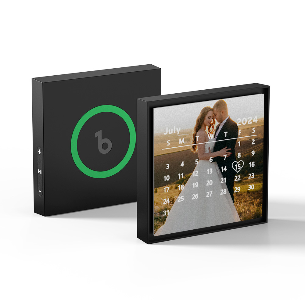 Custom Music & Photo Fridge Magnet Frame Art Music Fridge Magnets Anniversary Gifts