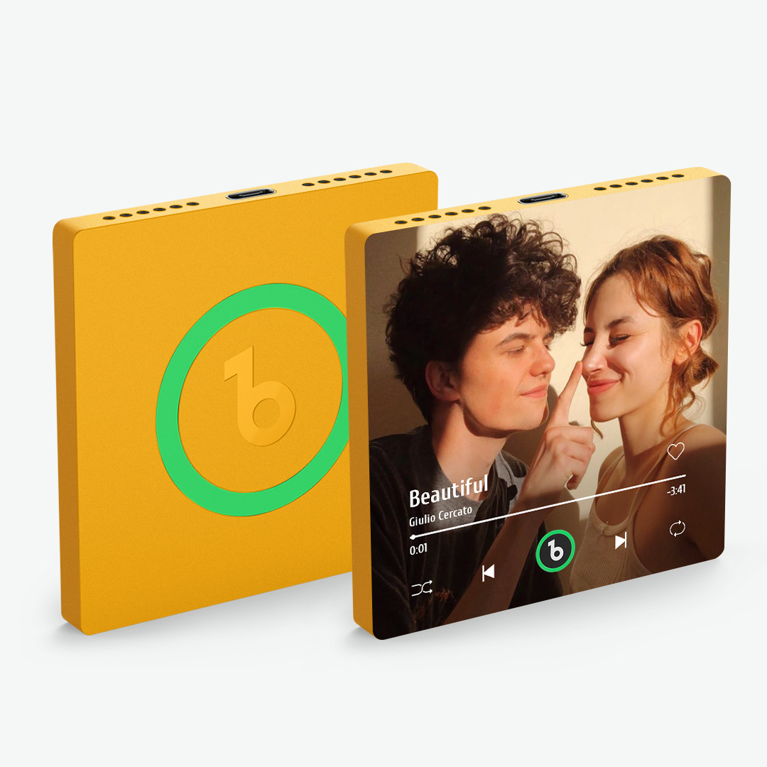 Custom Music Fridge Magnet Personalized Upgrade Photo Colorful Album Fridge Magnet Music Wall Photo Sticker Can Be Played Without Phone