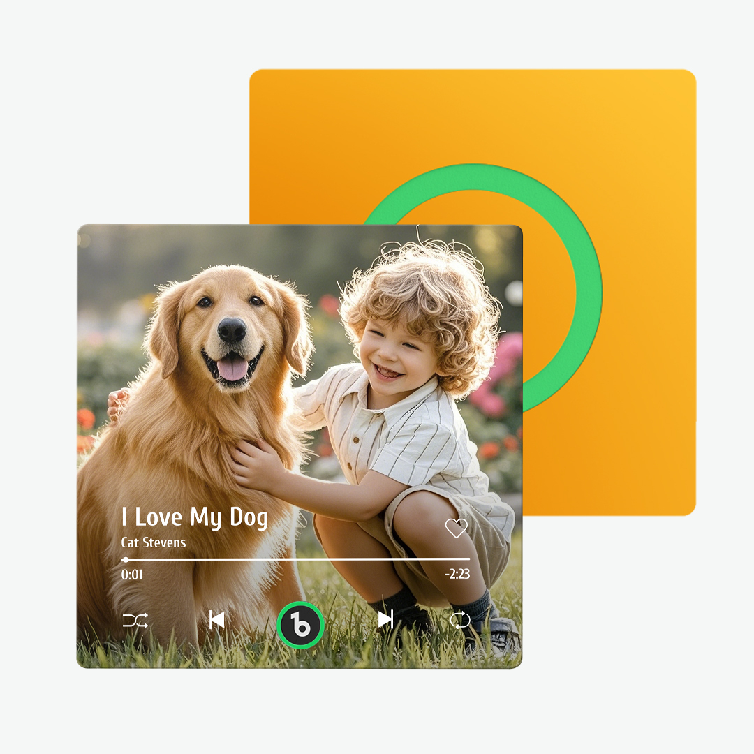 Custom Music And Photo Fridge Magnet FridgeBeats Pro Supports Bluetooth Connectivity - Fridgebeatsuk