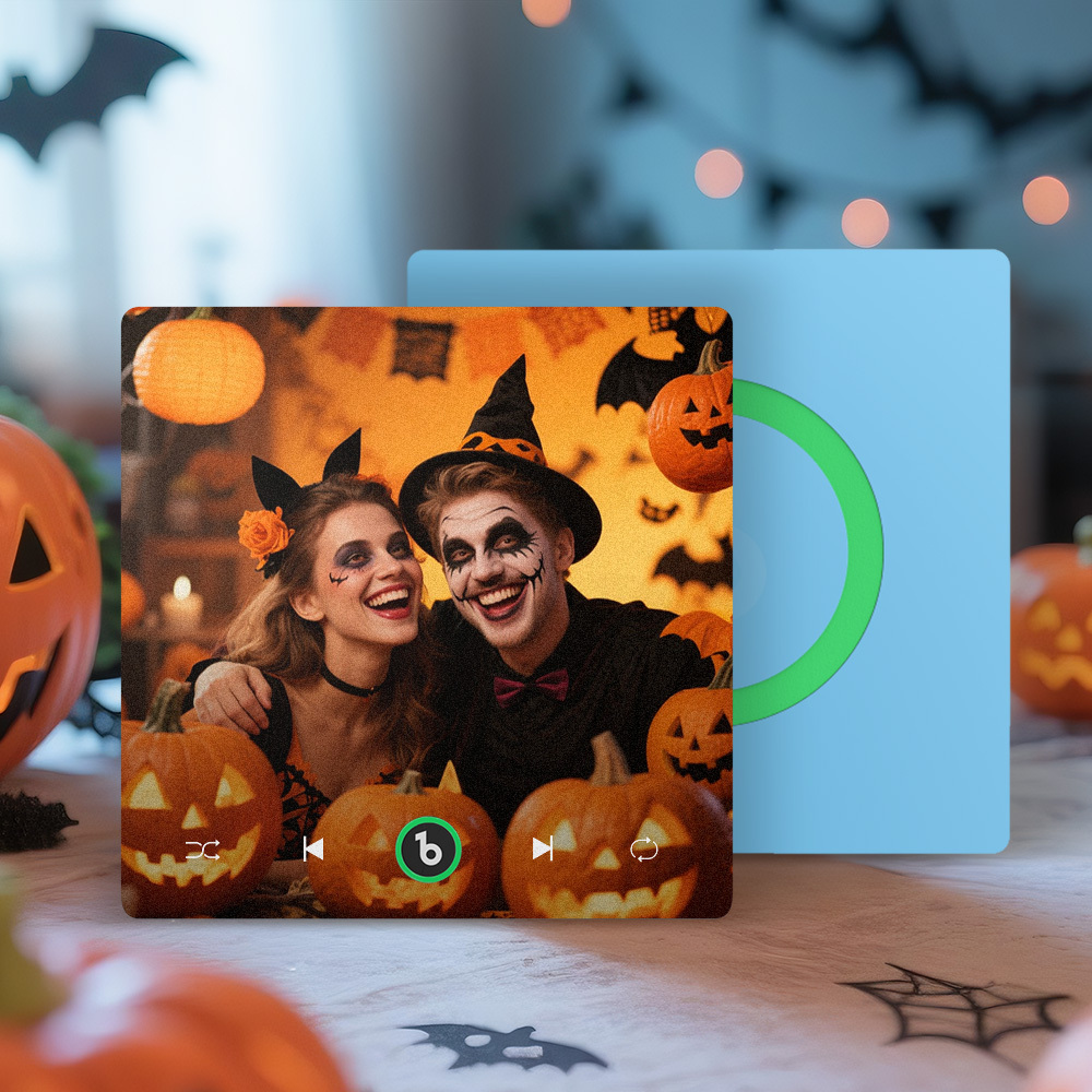 Custom Music & Photo Fridge Magnet Supports Bluetooth Connectivity Custom Music Fridge Magnet Couple Gift  Singing Refrigerator Magnet Halloween Gift for Him - Fridgebeatsuk
