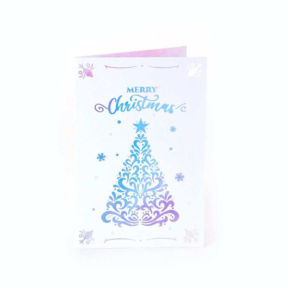 Christmas 3D Pop Up Card Hollow Christmas Greeting Card - GiftLab