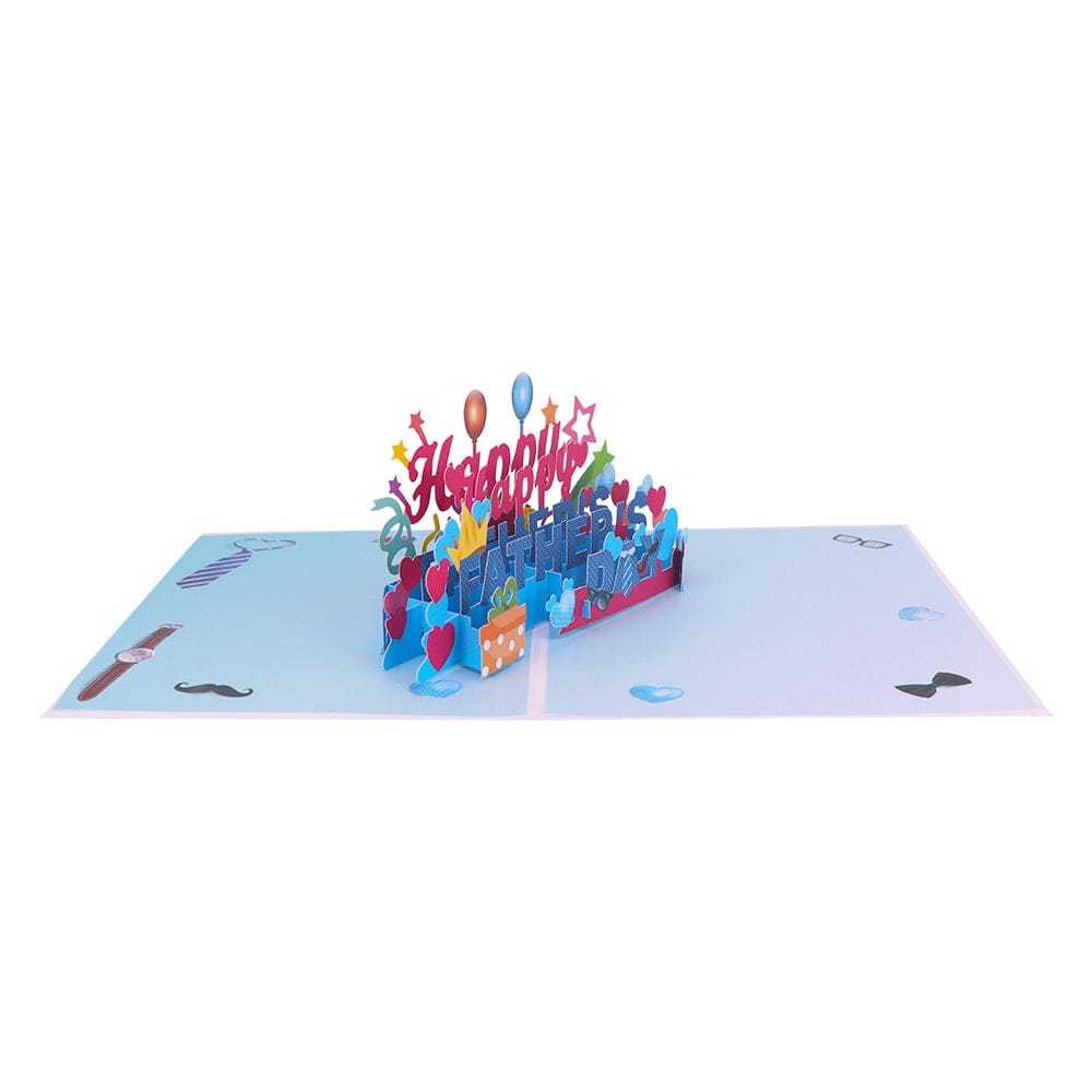 Father's Day Card 3D Pop Up Greeting Card Creative Gift for Him - GiftLab