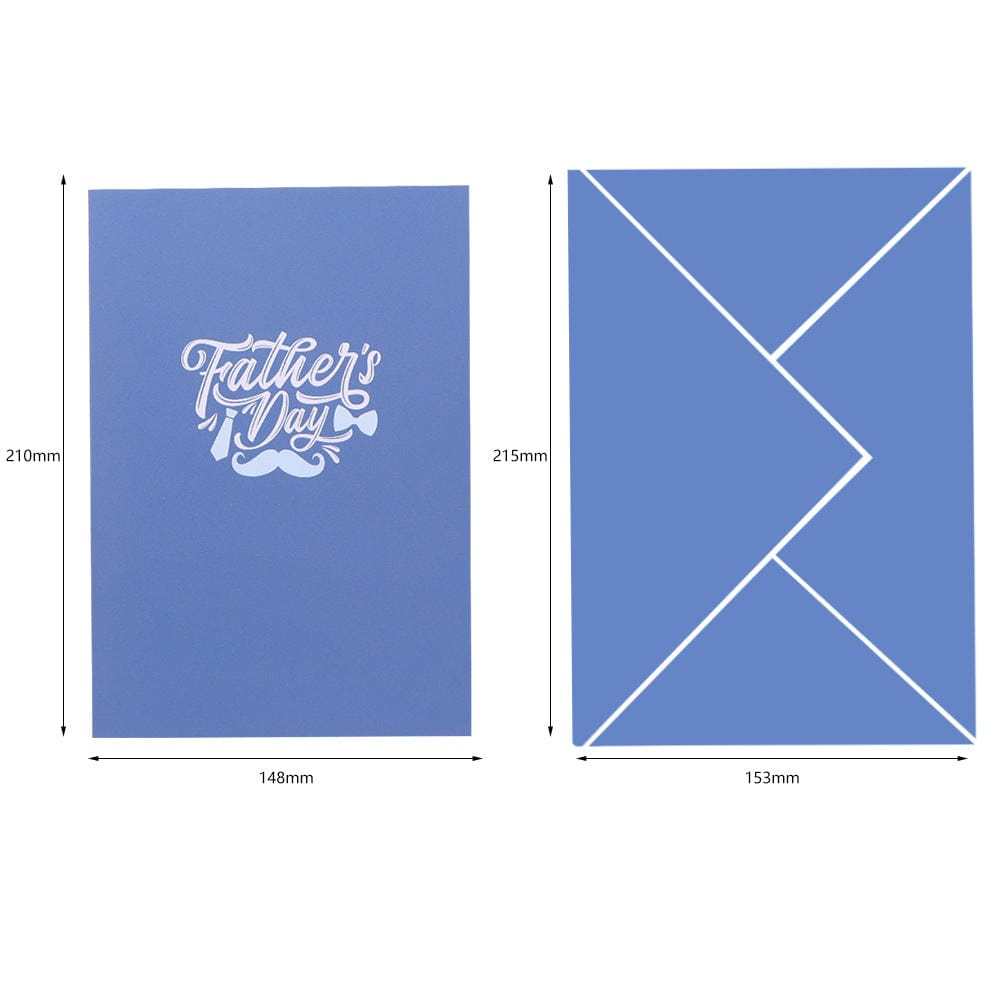 Father's Day Card 3D Pop Up Greeting Card Creative Gift for Him - GiftLab