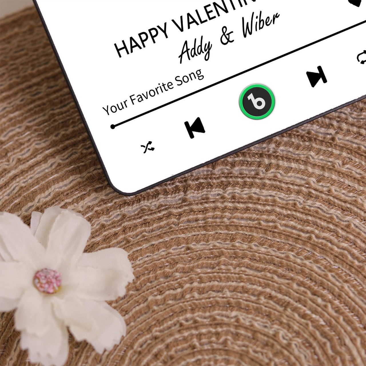 Custom Photo Music Fridge Magnet Personalized Photo Magnet With Music Valentine's Day Gift - Fridgebeatsuk