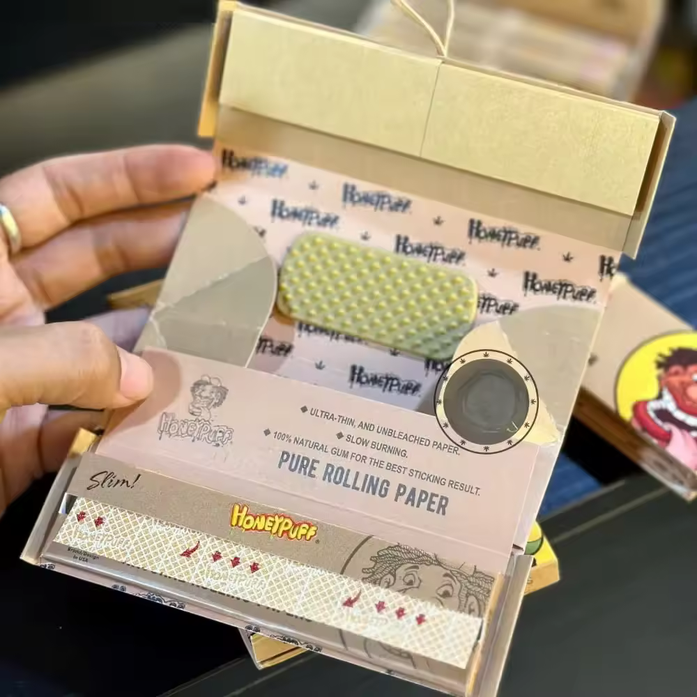 2-Pack 4-in-1 Unbleached Brown King Size Smoking Paper Kits