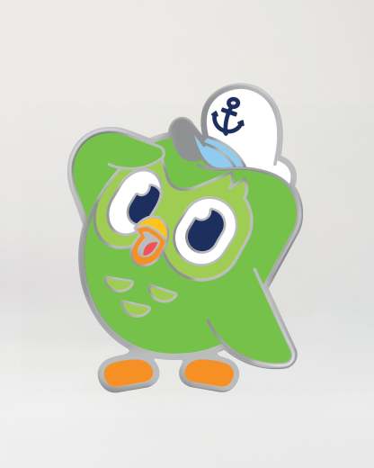 Duolingo World Cruise Pin