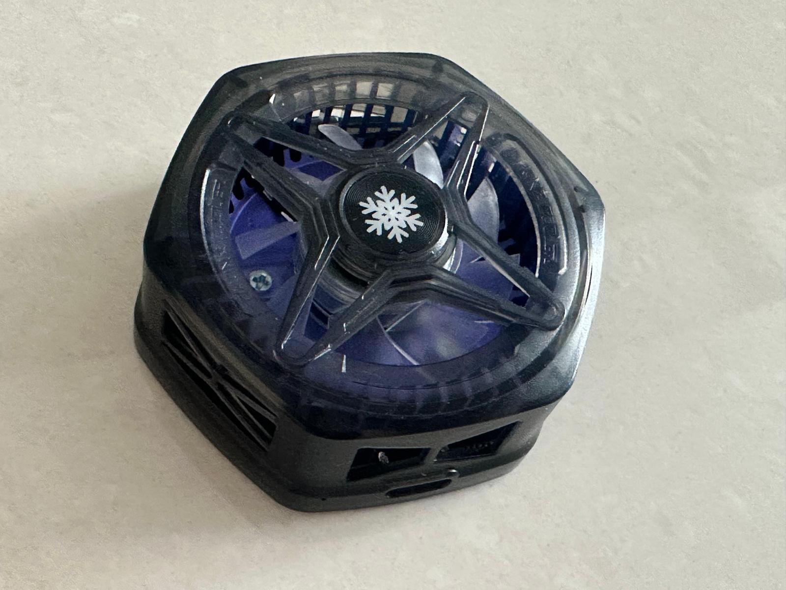 Portable magnetic device cooler