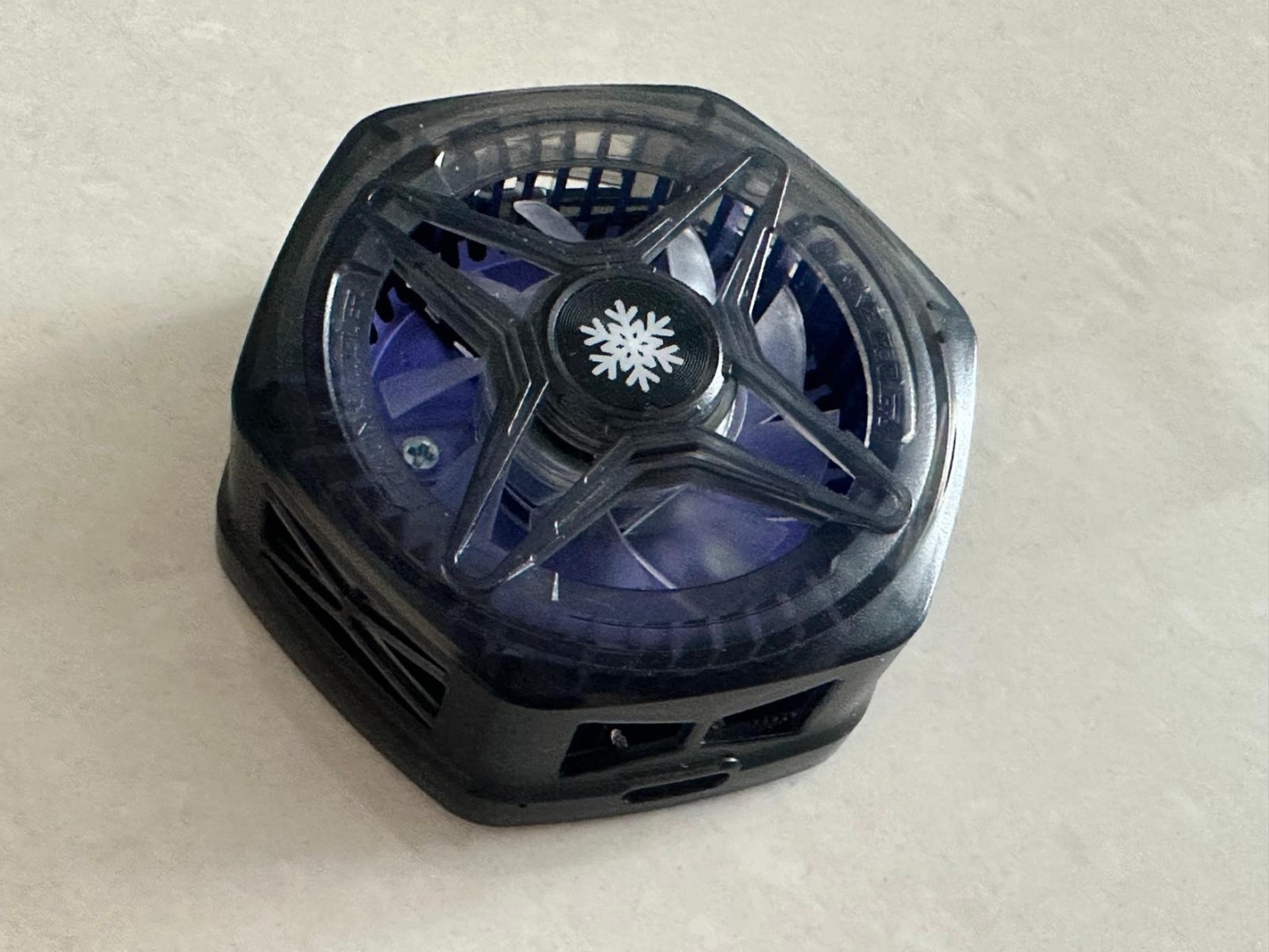 Portable magnetic device cooler