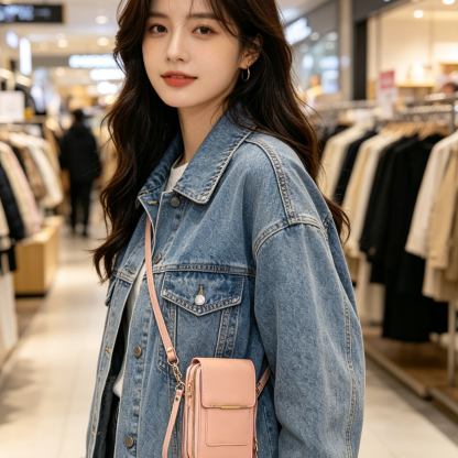 กระเป๋าใส่โทรศัพท์หน้าจอทัชสกรีนได้ | อัพเกรดความจุสูง 11 ช่อง | มีระบบกันขโมย RFID ป้องกันโจรกรรม 100% | วัสดุกันน้ำและกันกรีด | กระเป๋าพาสปอร์ตแฟชั่นอเนกประสงค์สำหรับการเดินทาง