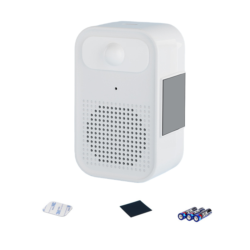 เครื่องแจ้งเตือนเสียงพูดอัจฉริยะ เซนเซอร์คนเดินผ่าน - บันทึกเสียงเองได้ ลำโพงดังชัดเจน ติดตั้งง่าย