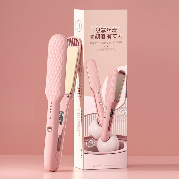 เครื่องม้วนผมไฟฟ้า ควบคุมอุณหภูมิอัจฉริยะ แบบพกพา ความร้อนทันที เครื่องม้วนผมเปียกและแห้งขนาดเล็ก