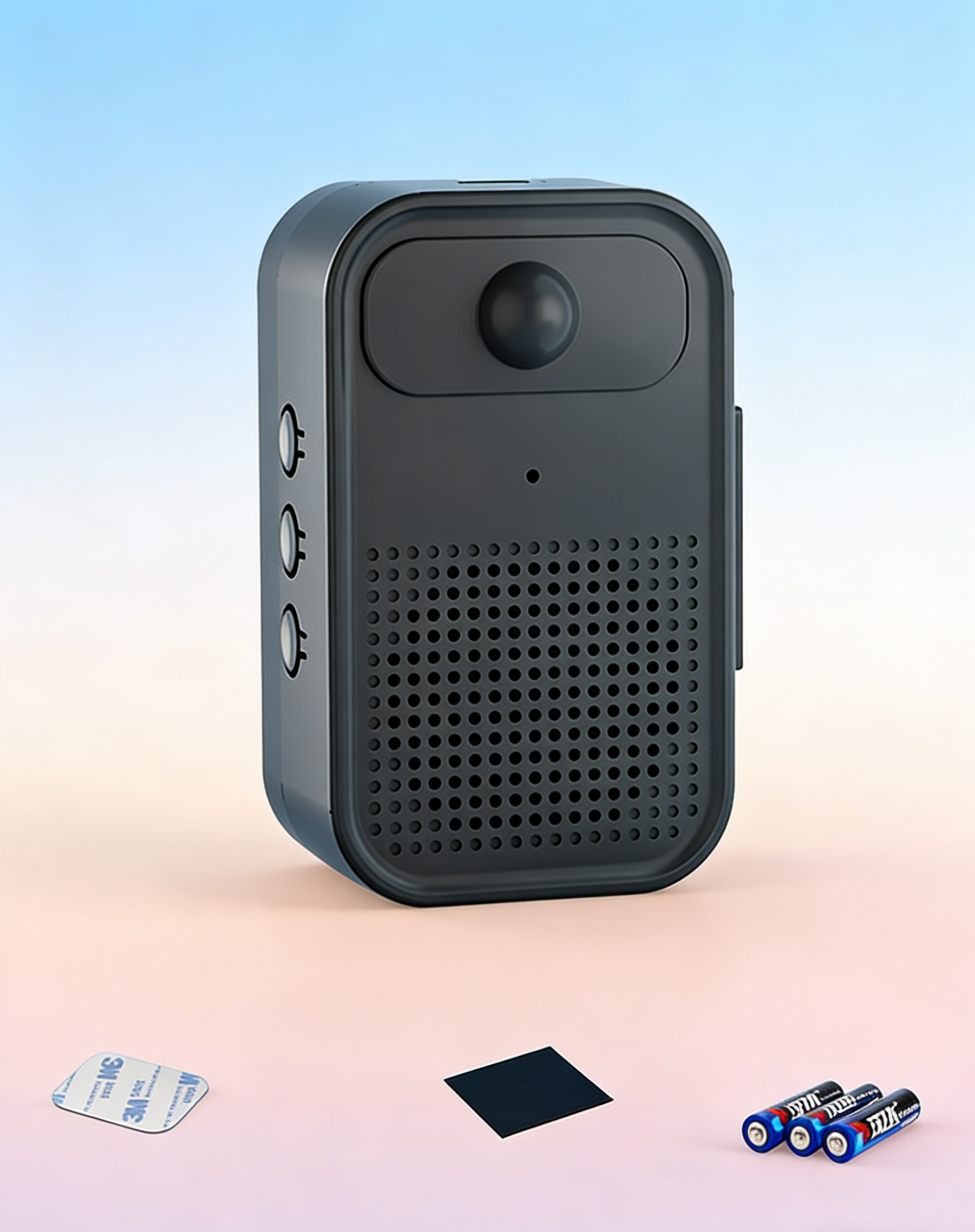 เครื่องแจ้งเตือนเสียงพูดอัจฉริยะ เซนเซอร์คนเดินผ่าน - บันทึกเสียงเองได้ ลำโพงดังชัดเจน ติดตั้งง่าย