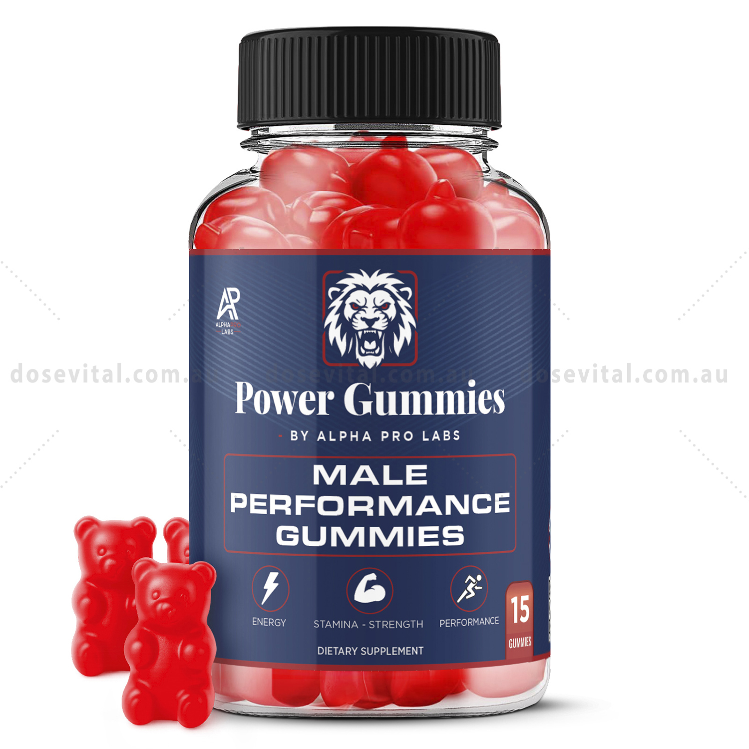 Alpha Power Gummies Rock Hard Erection (15 Pack)