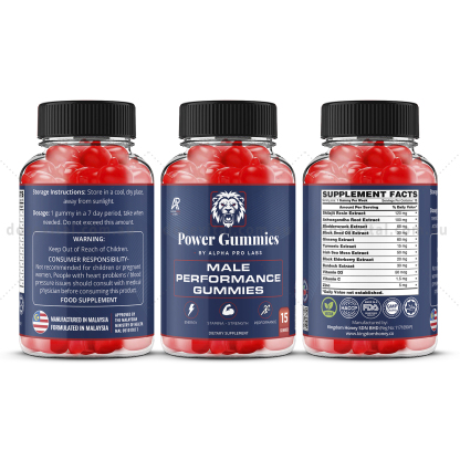 Alpha Power Gummies Rock Hard Erection (15 Pack)