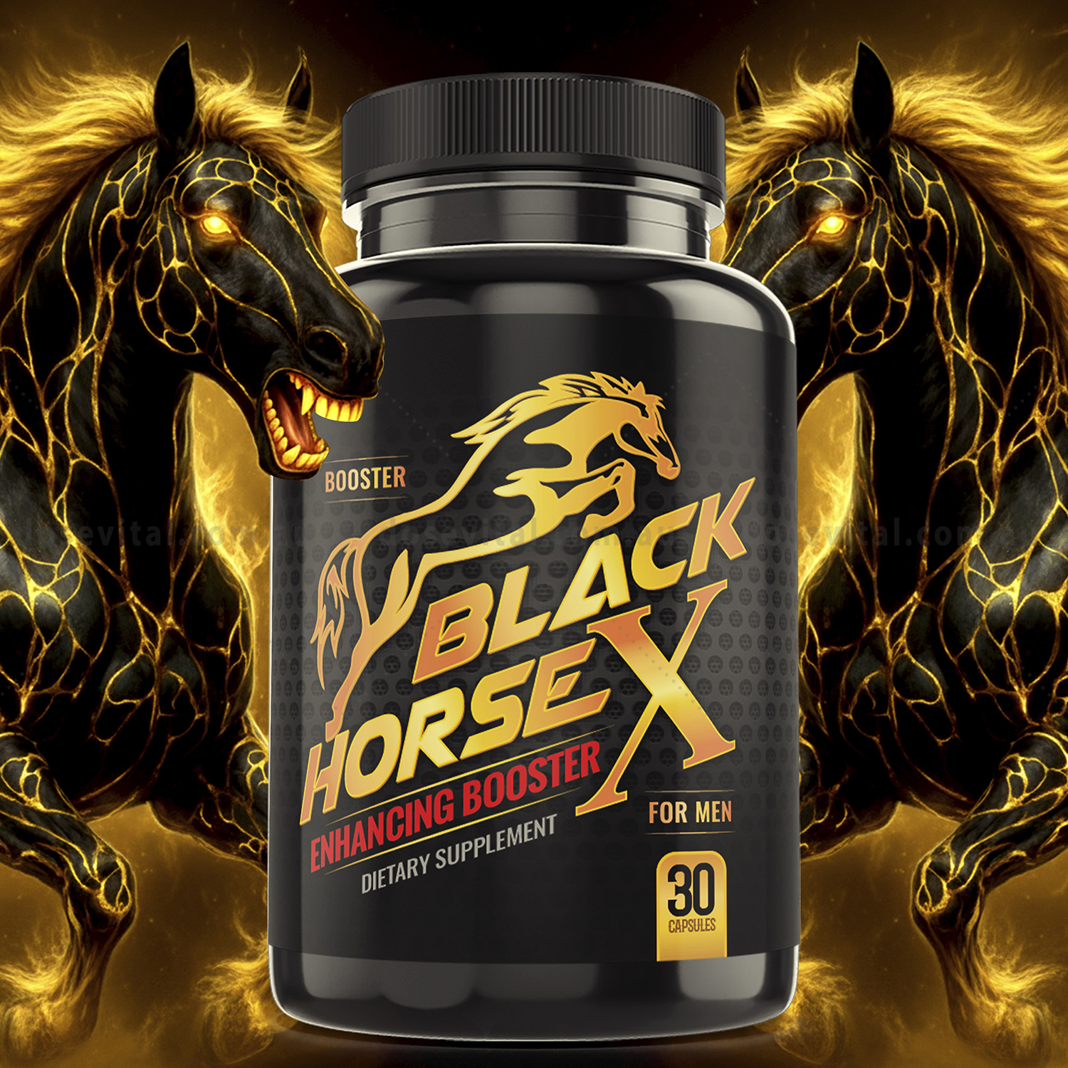 Black Horse X - (30 Capsules)