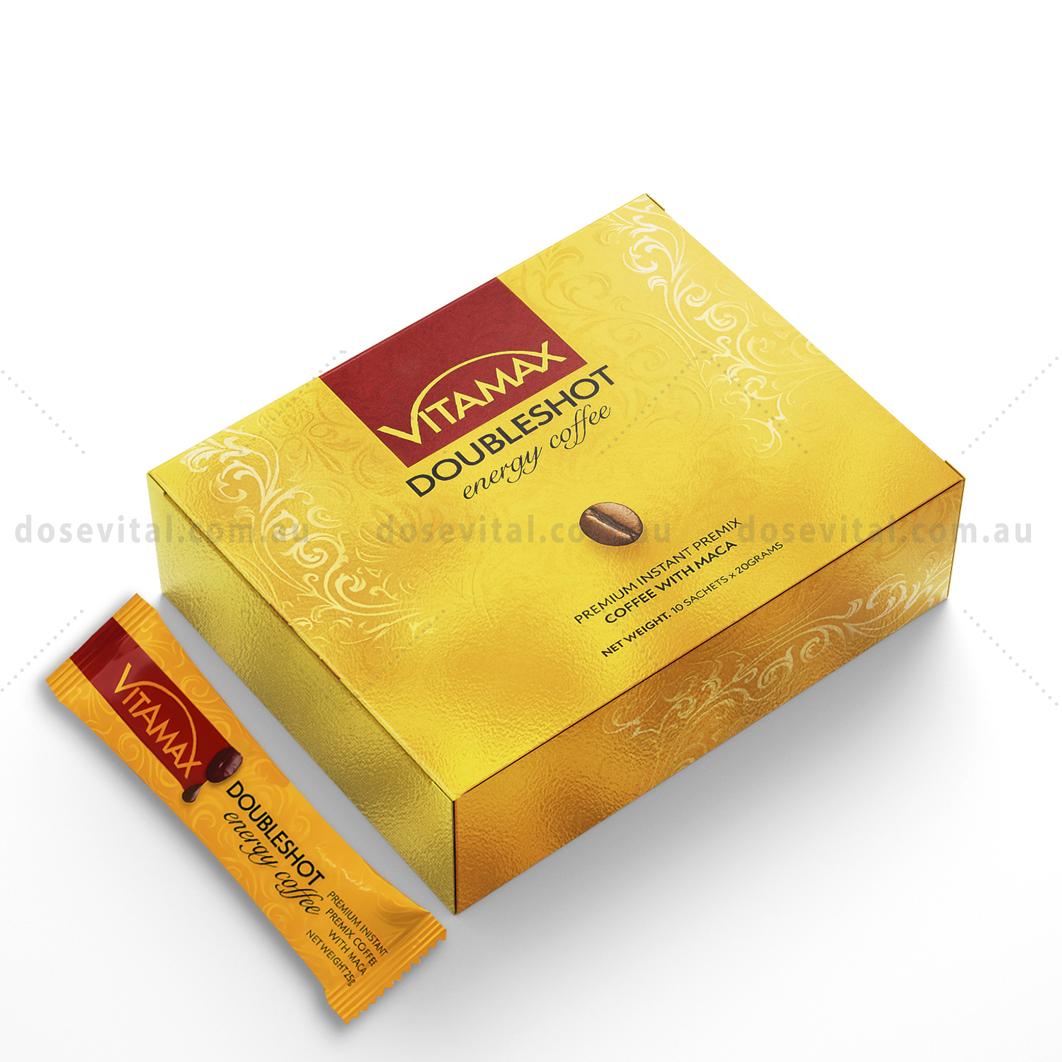 VitaMax Coffee - High Strength Coffee for Men (10 Sachets • 20g Each)