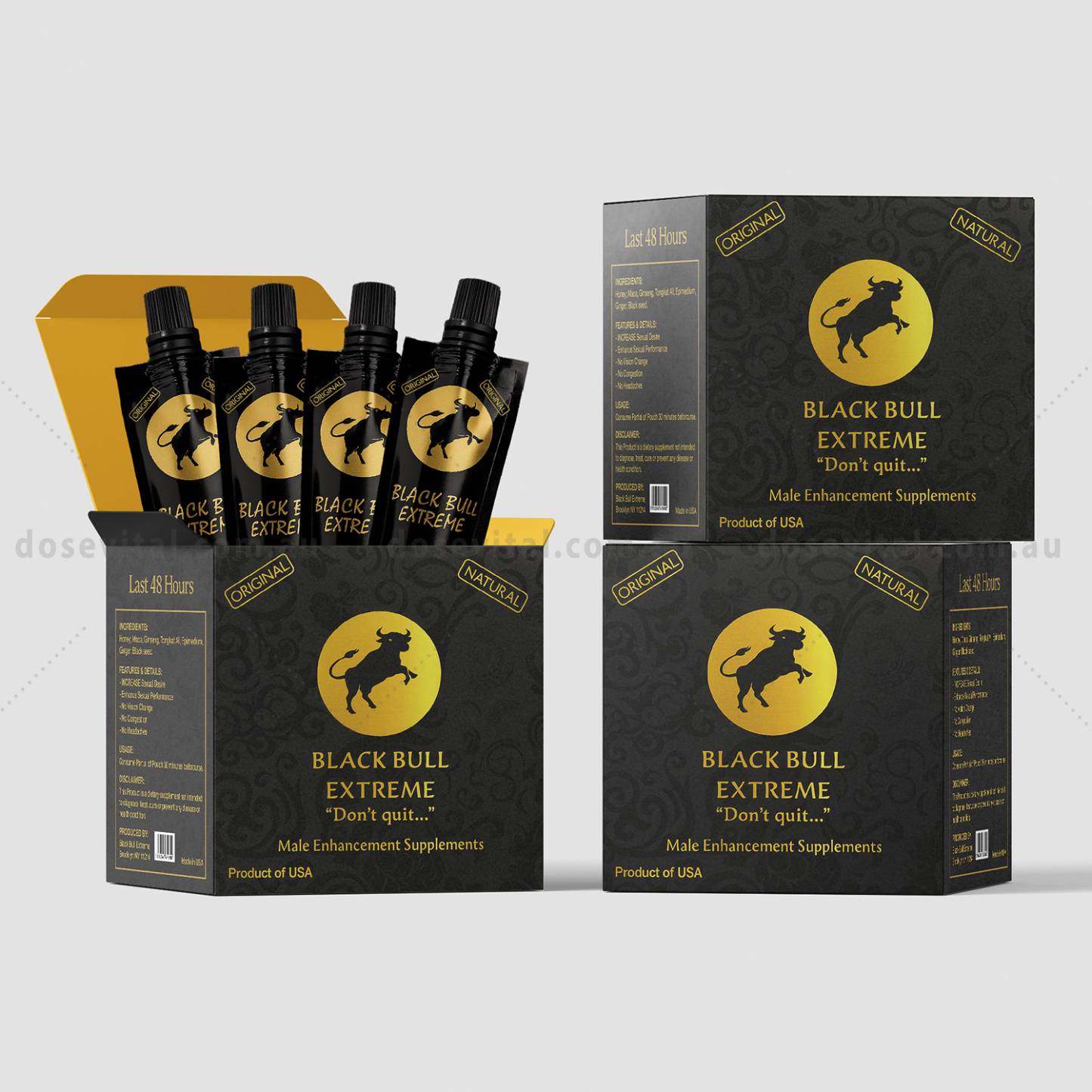 Black Bull - Royal Honey (12 Satchets - 22g)