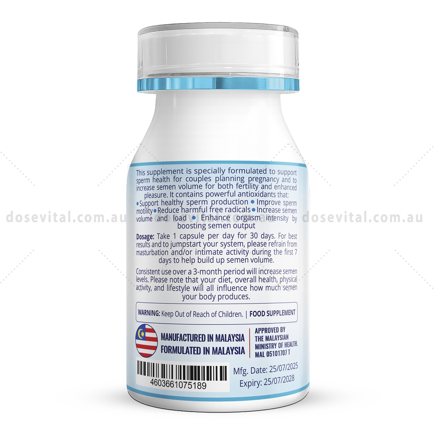 Alpha-Lion Semen Booster – Increase Semen Load Volume (30 Capsules)