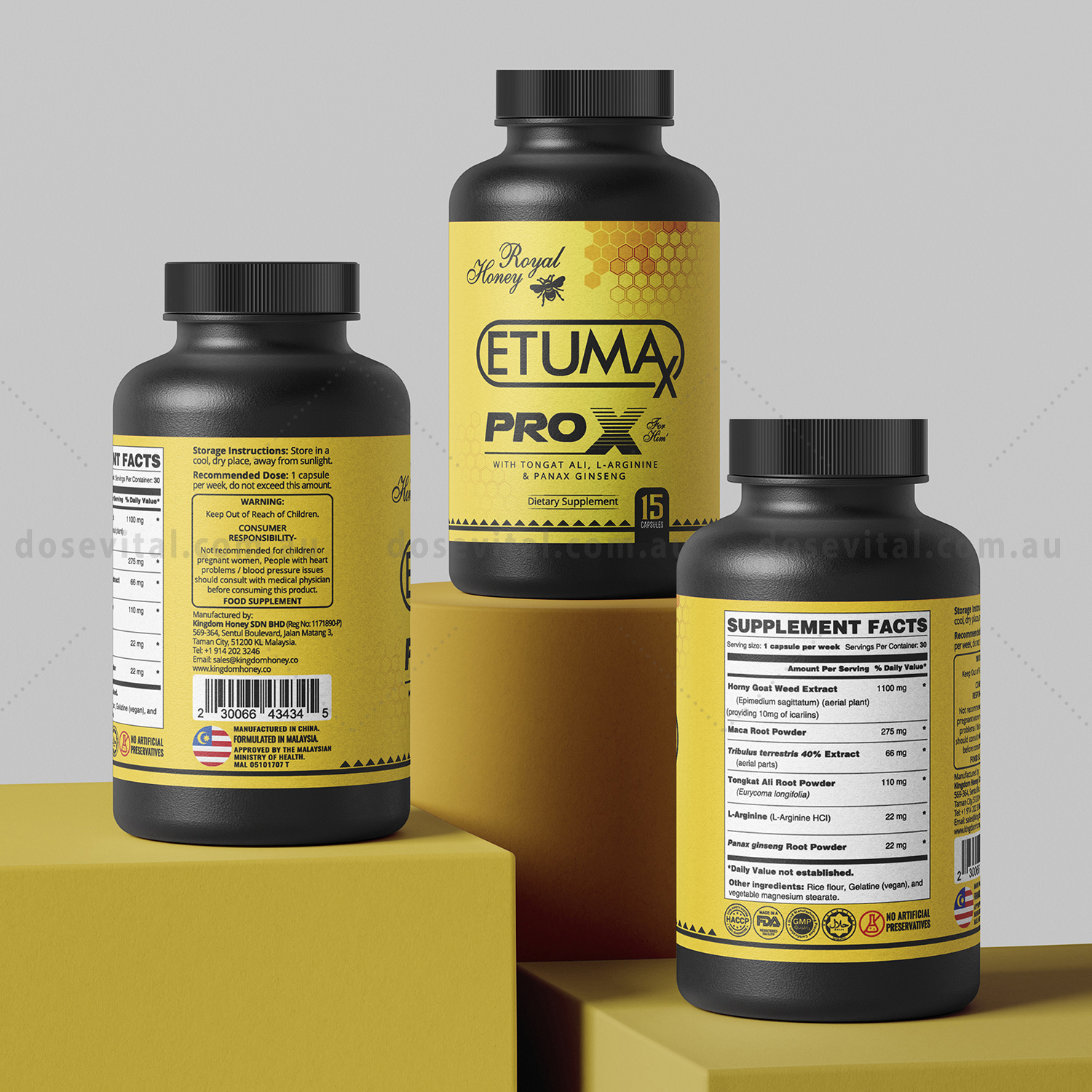 Etumax Pro X - Royal Honey (15 Capsules)