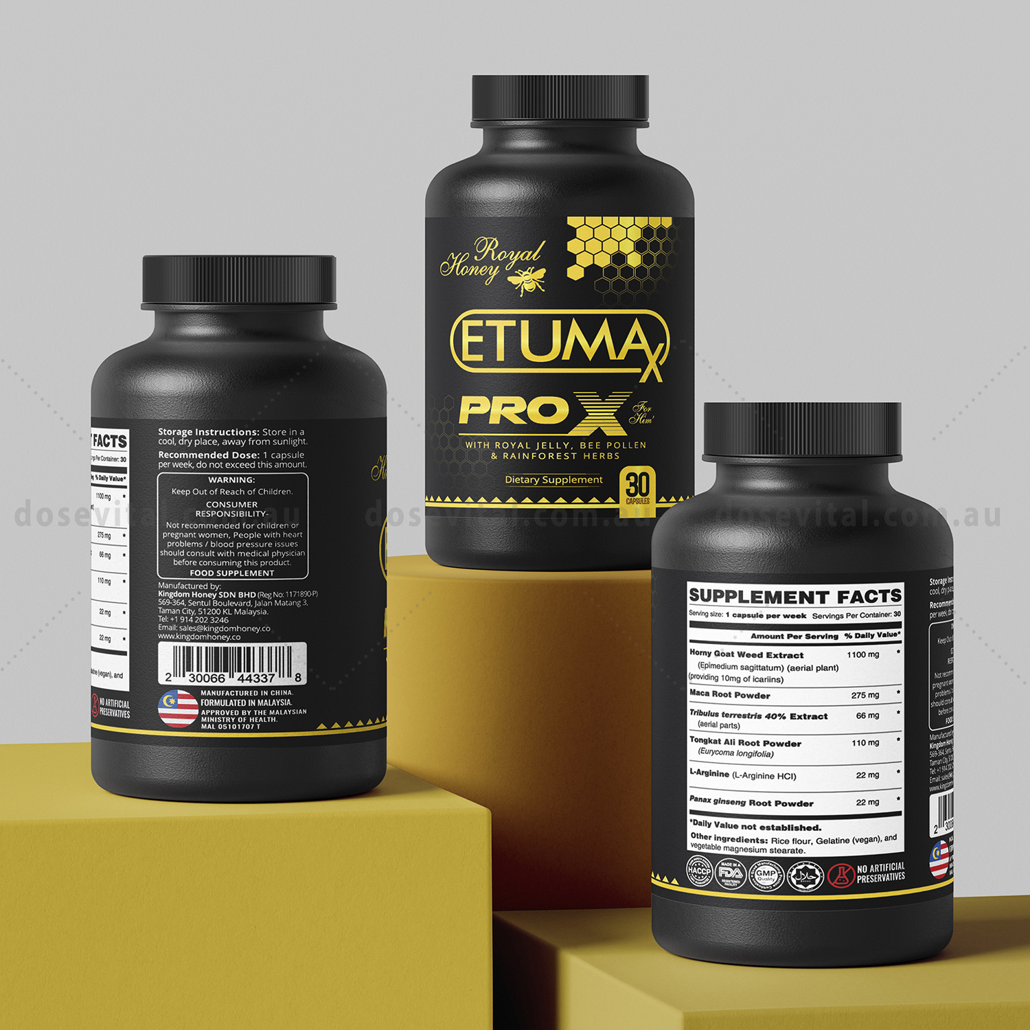 Etumax Pro X - Royal Honey (30 Capsules)