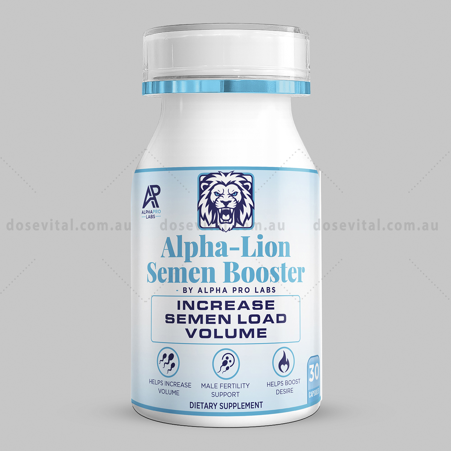 Alpha-Lion Semen Booster – Increase Semen Load Volume (30 Capsules)