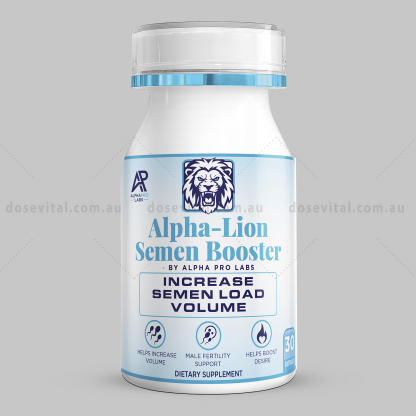 Alpha-Lion Semen Booster – Increase Semen Load Volume (30 Capsules)