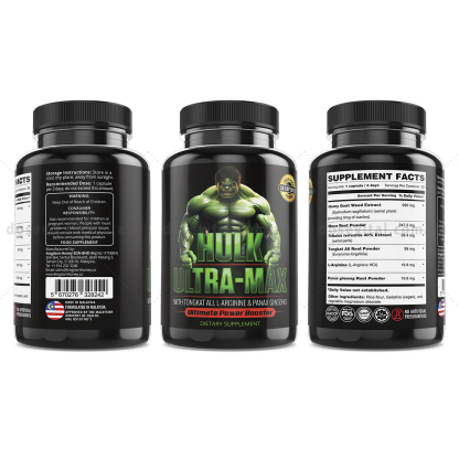 Hulk UltraMax - (30 Capsules) - Fast Action Strength