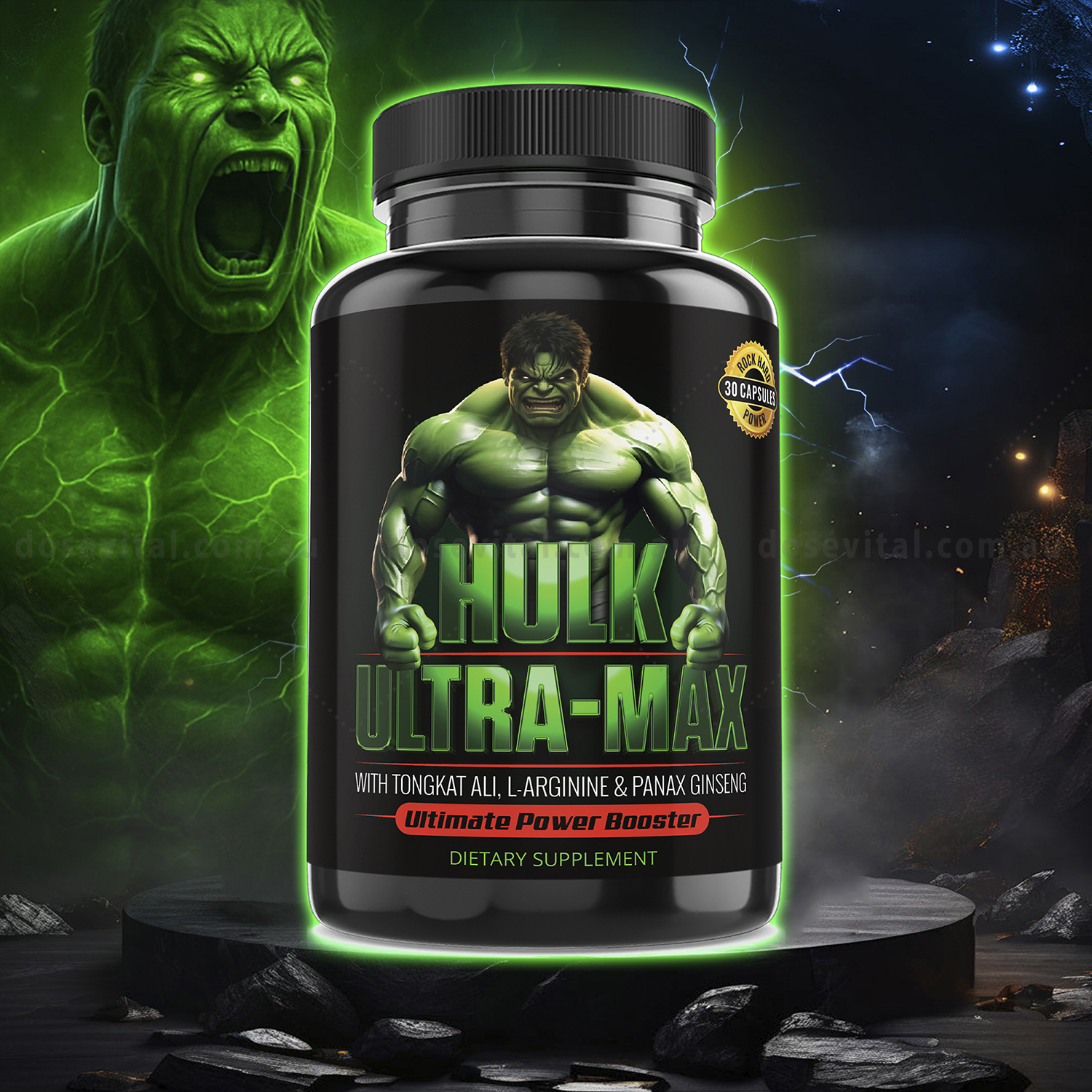 Hulk UltraMax - (30 Capsules) - Fast Action Strength