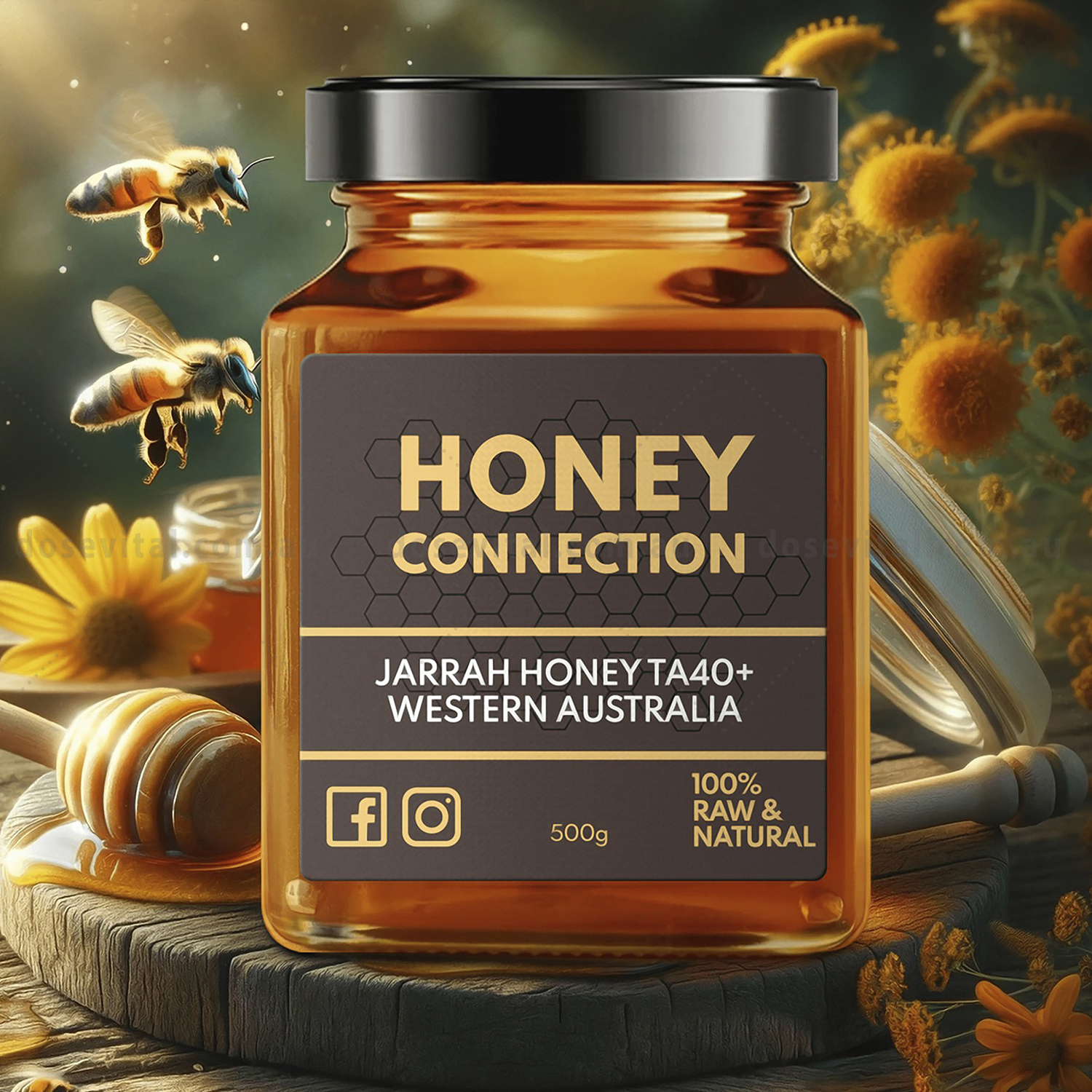 Australian Jarrah Honey TA40+ from Western Australia - 500 gram