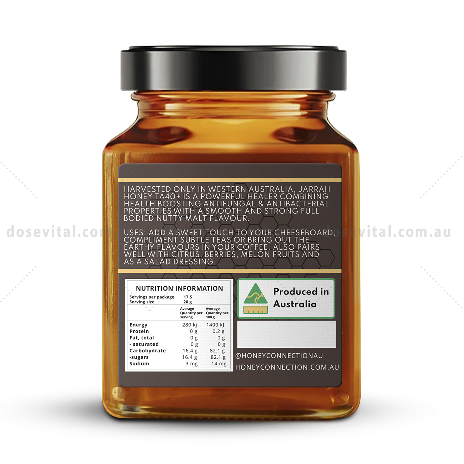 Australian Jarrah Honey TA40+ from Western Australia - 500 gram