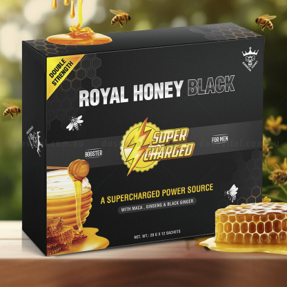 Royal Honey Black - SuperCharge (12 Sachets - 20G)
