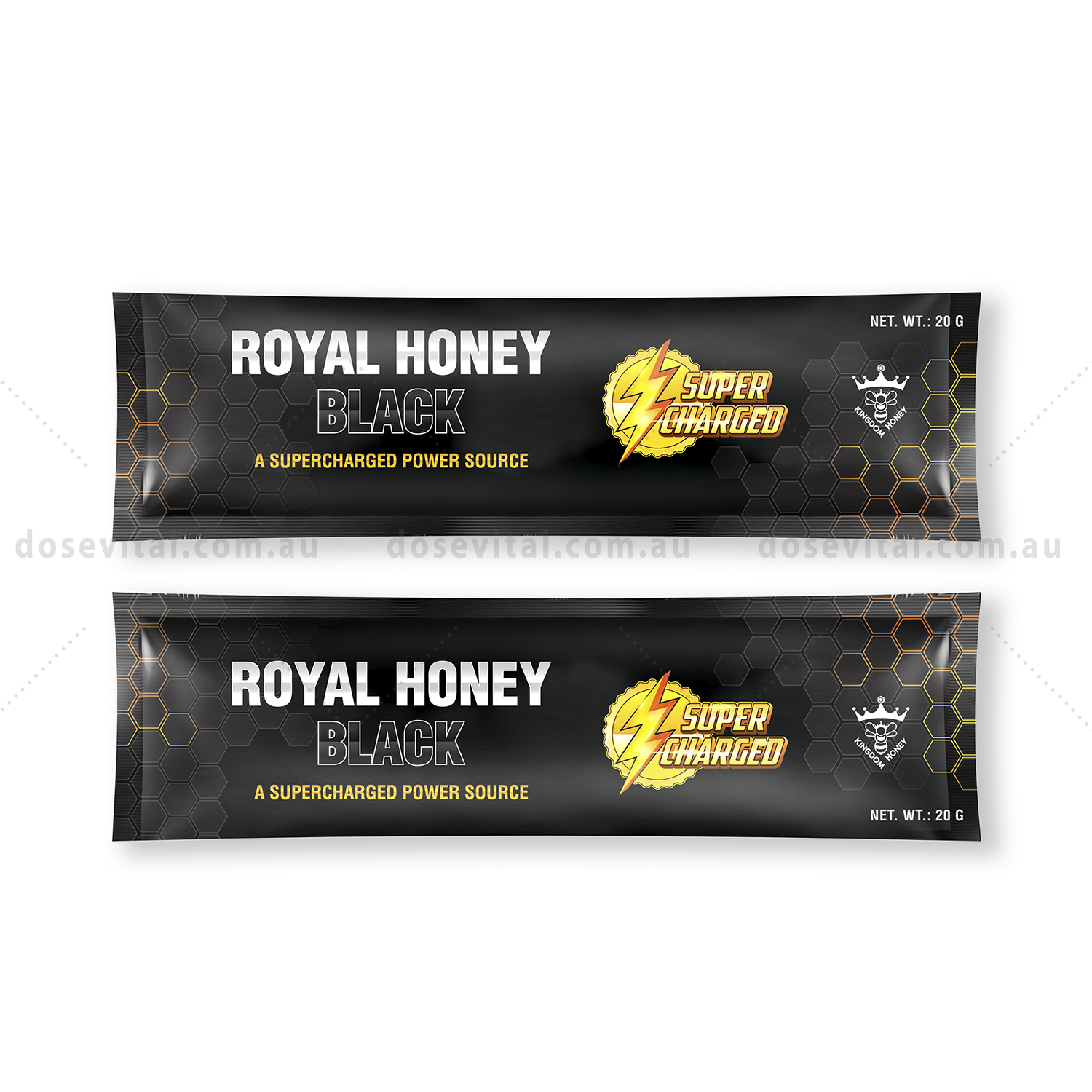 Royal Honey Black - SuperCharge (12 Sachets - 20G)