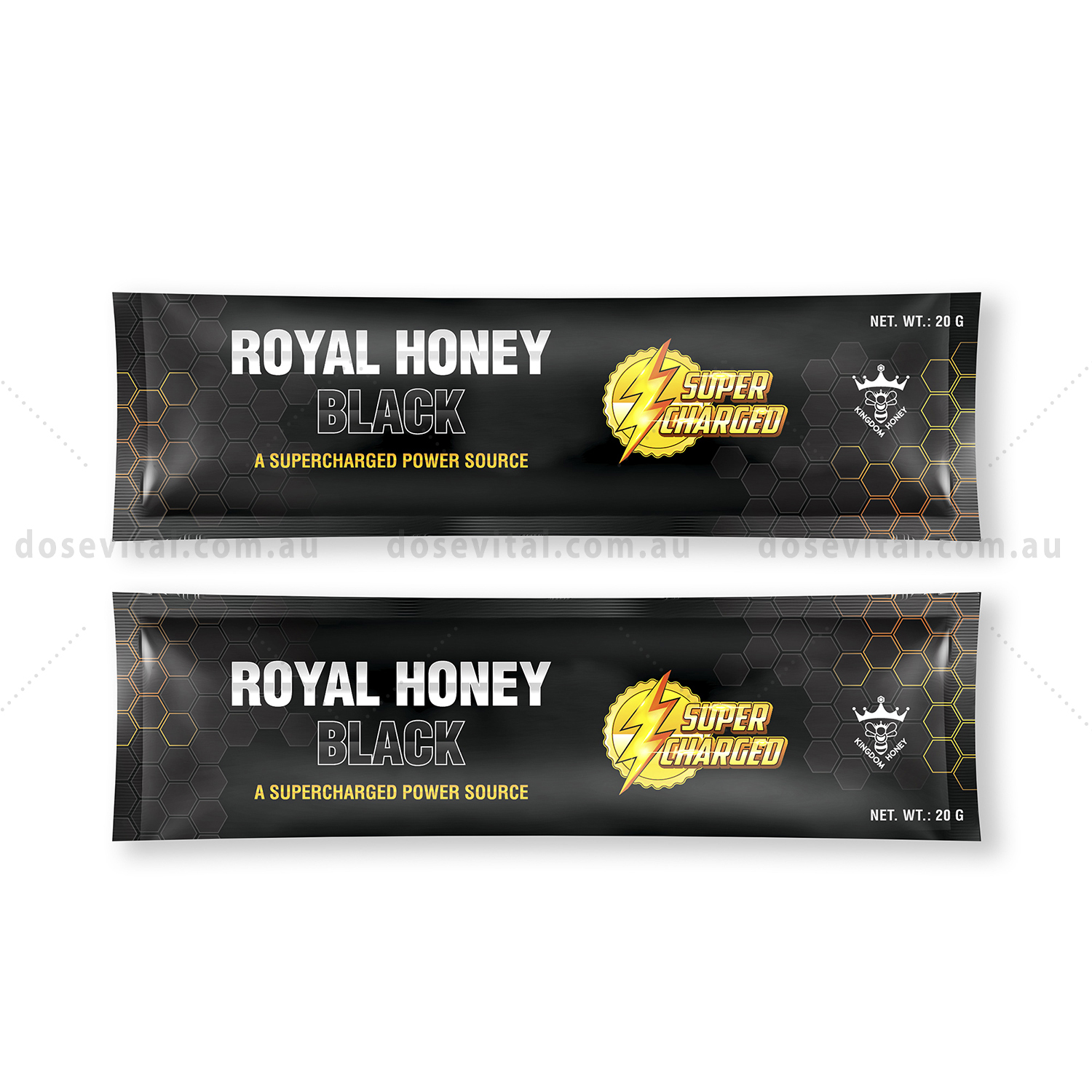 Royal Honey Black - SuperCharge (12 Sachets - 20G)