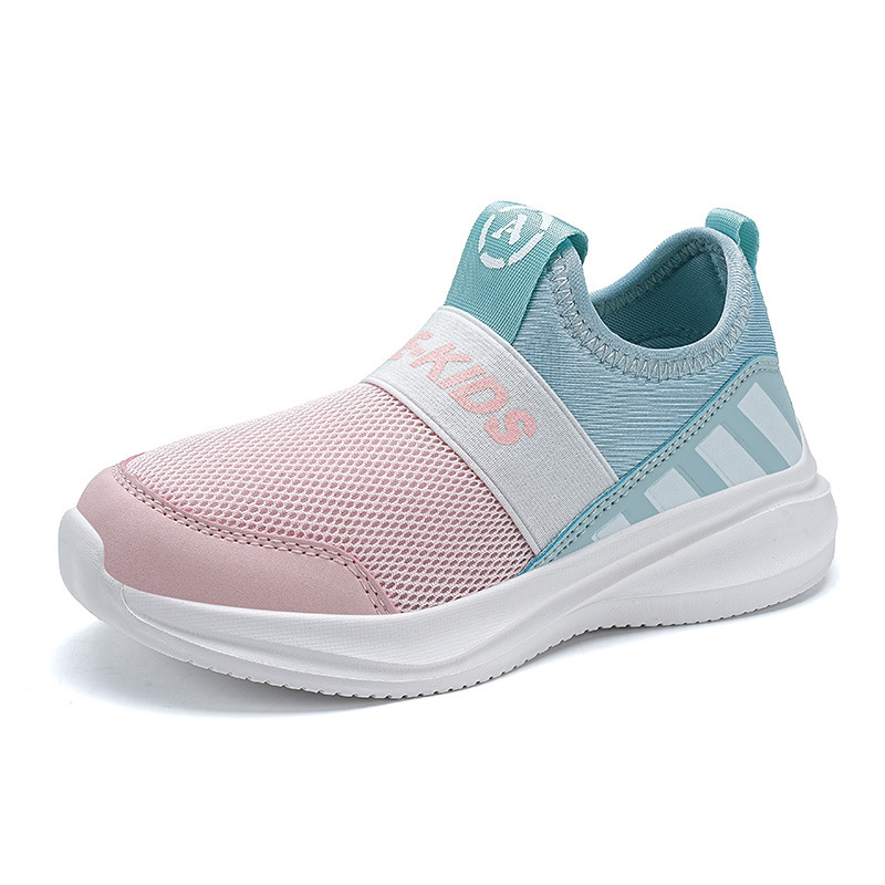 新登場！キッズ 通気メッシュ スリッポンスニーカー 子供用 運動靴