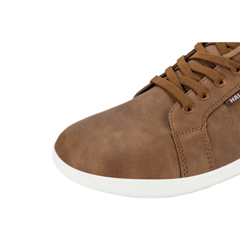 メンズ ワイド幅 裸足感 スポーツシューズ｜軽量 ソフト底 本革 アウトドア対応