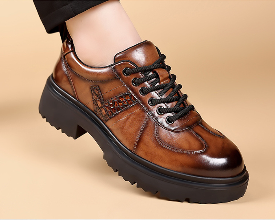 メンズ 厚底 ビッグトゥシューズ 〜欧美トレンド かっこいい 高見え〜