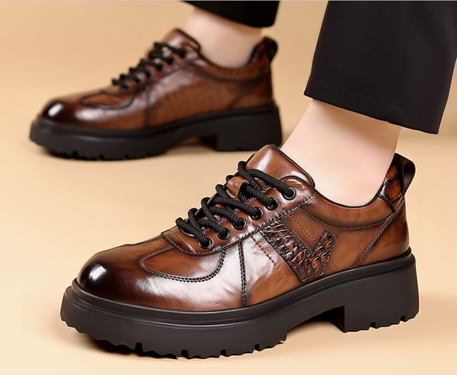 メンズ 厚底 ビッグトゥシューズ 〜欧美トレンド かっこいい 高見え〜