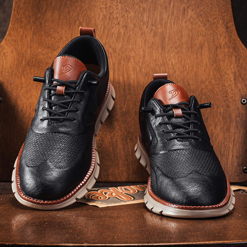 メンズ 通気性 スポーツカジュアルシューズ