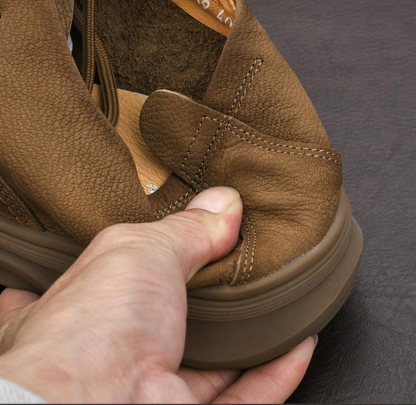 メンズ ファッション レトロ 本革 カジュアルシューズ