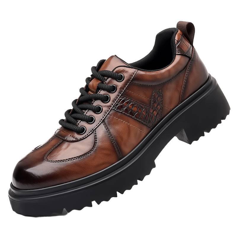 メンズ 厚底 ビッグトゥシューズ 〜欧美トレンド かっこいい 高見え〜