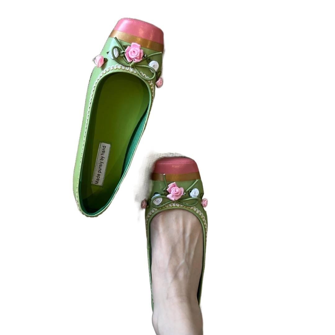 フェアリースタイル 羊革 インソールアップ パンプス