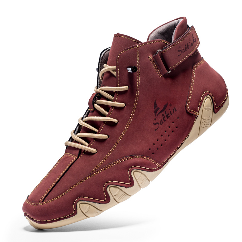 メンズ 秋冬 保温 ハイカット マーチンテッドブーツ - 防寒 保温 アウトドア