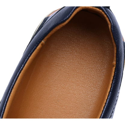 メンズ スリッポン ハンドメイド カジュアル革靴