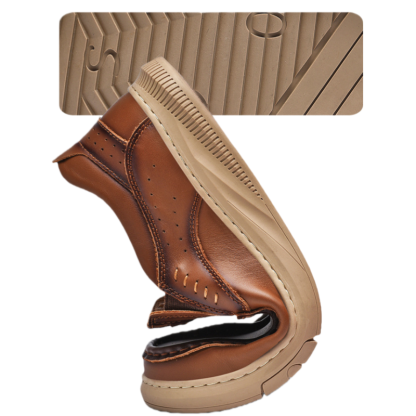 メンズ レザースリッポン 高級牛革 使用 伸びにくい 足に優しい ビジネス カジュアル 2WAY スタイル