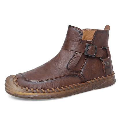 メンズ おしゃれカジュアル 本革 マーチンブーツ