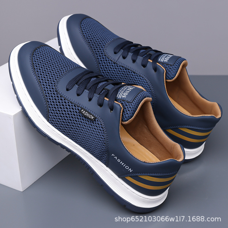 メンズ スニーカー フライニット 高品質 大人カジュアル 靴 通気性抜群 何にでも合う