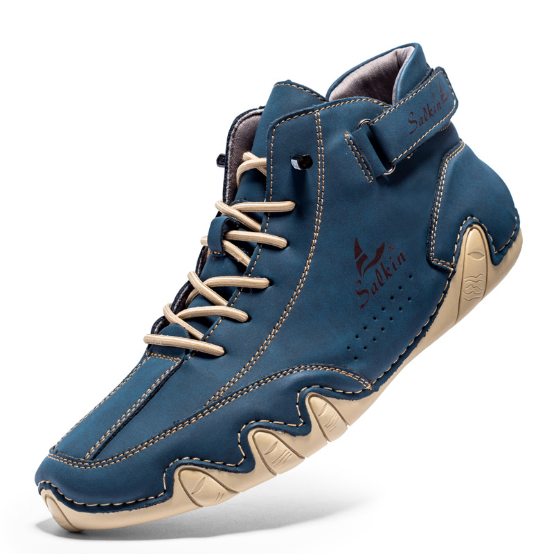 メンズ 秋冬 保温 ハイカット マーチンテッドブーツ - 防寒 保温 アウトドア