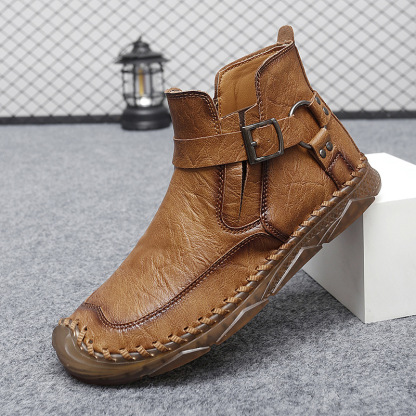 メンズ おしゃれカジュアル 本革 マーチンブーツ